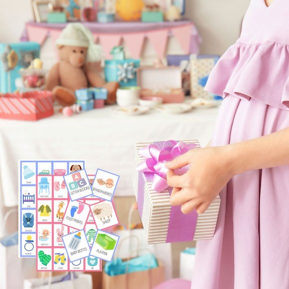 Baby Shower Games - 50 Boards Boy Girl - Baby Gender Reveal Games - Party Favors - Picture 4 of 4